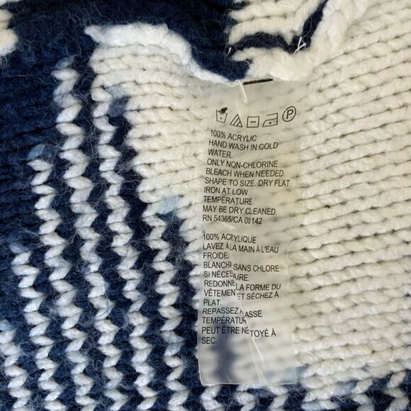 Alia Petites Black And White Open Front Knit Sweater Size PL - Picture 5 of 5